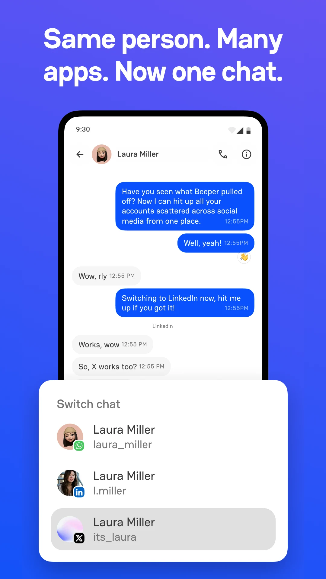 Beeper: Every Chat in One App screenshot